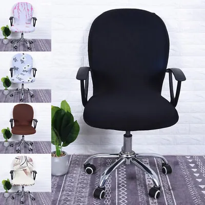 $8.79 • Buy Swivel Computer Chair Cover Stretch Remove Office Armchair Slipcover Seat Cover
