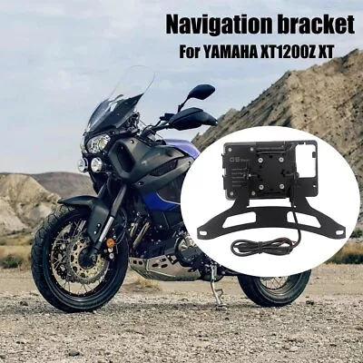Mobile Phone Navigation Bracket GPS USB Charging For YAMAHA XT1200Z Super Tenere • $54.99