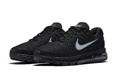 Nike Air Max 2017 Mens US Size 7-12 Black Anthracite Running Sneakers Shoes New✅ • $170