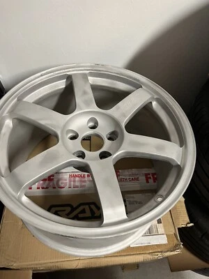 $215 • Buy VOLK RACING TE37 SAGA - RAYS ENGINEERING JAPAN FORGED JDM 18 Inch