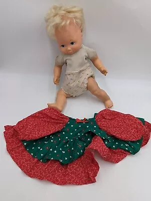 Vintage 1977 Fisher Price My Baby Beth Doll With Dress • $39.96