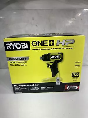 Ryobi 18V HP Compact Brushless Impact Driver Tool Only RID18C *AU STOCK* • $139.88