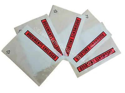 Printed Document Enclosed Wallets A7 A6 A5 Packing Slip Pouch • £3.15