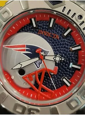 HUGE 58/70mm Invicta NFL New England Patriots Sea Hunter Automatic Watch • $229.99