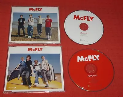 Mcfly 2 Track Cd1 Single/enhanced Cd2 (4 Track + Video) With Poster - Obviously • £5.99