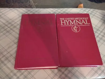 Lot Of 2 The United Methodist Hymnal 1989 Red Book Of Worship 0687431336 • $5