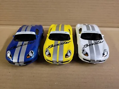 3x Scalextric Digital Porsche Boxsters Digital Chip Fitted Working 1:32 Scale • £65