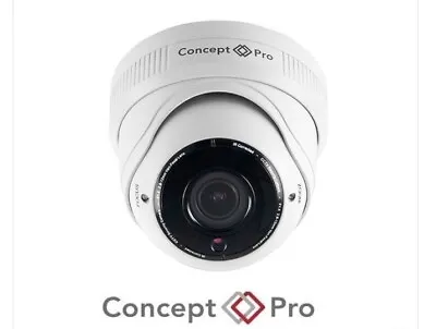 Concept Pro CVP9328DNIR-AHD Vandal Resistant IR IP Eyeball Camera 1080 AHD • £18.88
