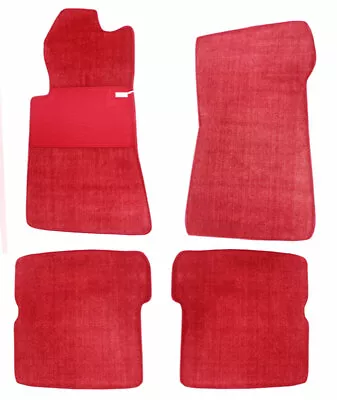 Car Mats Carpet Fits For Mercedes Benz SL107 R107/W107 4 Piece Red • $153.11