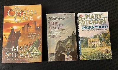 Mary Stewart Book Lot-This Rough Magic (Crest -1965) ThornyHold CrystalCave • $7