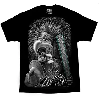 DGA David Gonzales Art La Noche Triste Aztec Mexican Warrior Urban T Shirt • $25