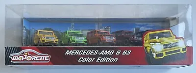 Majorette Mercedes Benz Amg 63 Color Edition 5-car Set • $34.88
