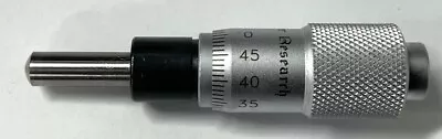 Fowler 53-000-575 Metric Mini Micrometer Head 0-12.mm Range 0.01mm Graduation  • $36.50