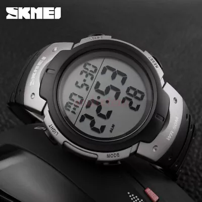 Skmei Extra Large Display Digital Watch Sports Stopwatch Electronic Gift 2022 AU • $26.88