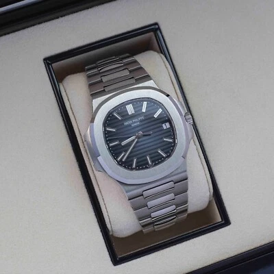 £109950 • Buy Patek Philippe Nautilus | 5711 | Blue  Cartouche  Dial | 2018 | Full U.K. Set