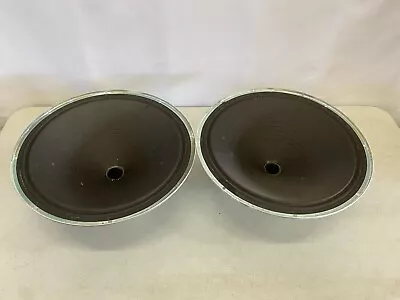 Vintage Magnavox Imperial 581501-1 Bass Woofer 15  Speaker Driver Pair Tested • $39.99