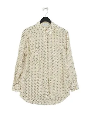 £44.50 • Buy Equipment Women's Shirt M Cream 100% Other Long Sleeve Collared Basic