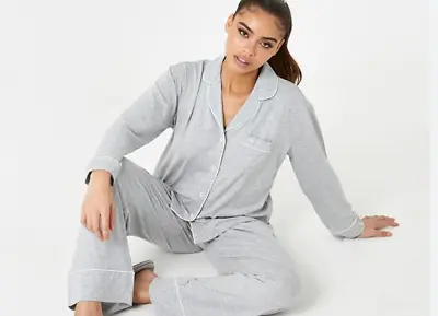 Jack Wills Pyjama Top Womens Grey Size UK 8 #REF51 • £19.99
