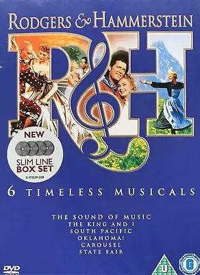 £9.99 • Buy Rodgers And Hammerstein Collection Musical Classics 6 Disc DVD