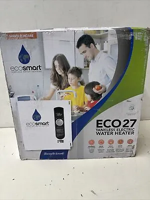 Brand New- EcoSmart ECO 27 Tankless Electric Water Heater - White • $439.99