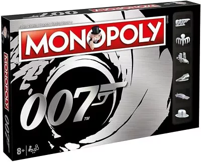 Monopoly James Bond 007 Edition Board Game **BRAND NEW & FREE SHIPPING** • £34.99