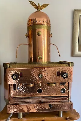 Vintage Brass And Copper Victoria Arduino Espresso Machine • $1700