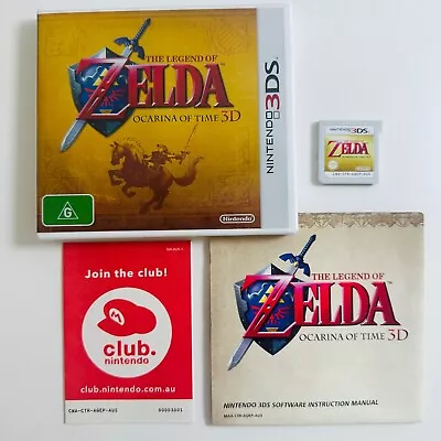 The Legend Of Zelda: Ocarina Of Time 3D - Nintendo 3DS - Free Tracked Post! • $41