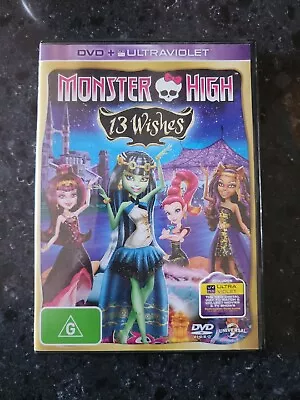 Monster High - 13 Wishes (DVD 2013) Region 4 &2 • $9.25