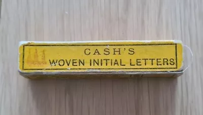£4 • Buy 30+ Cash's Embroidered Q Initials, Original Vintage Box