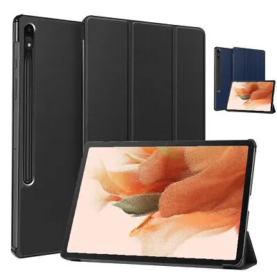 Smart Leather Case For Samsung Galaxy Tab S7 Plus S8+/S7 FE Tablet 12.4  Cover • $14.99