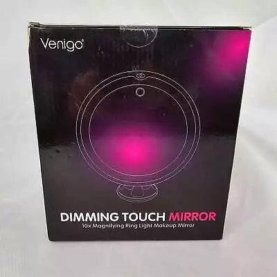 Dimming Touch Mirror 10x Magnifying Ring Light Makeup Mirror • $20.99