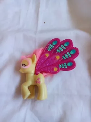 MLP My Little Pony G4 Glimmer Wings Action Figure Fluttershy Pink Yellow Collect • $6