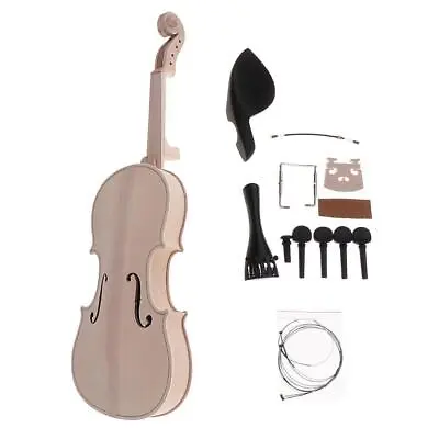 1 Set Spruce Wood Unfinished 4/4 Size Violin DIY Kits Fiddle • $55.22