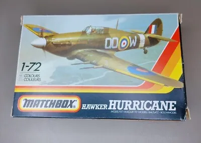 Matchbox Hurricane Mk-IIC 1-72 Scale Oben Box Model Kit • $9.99