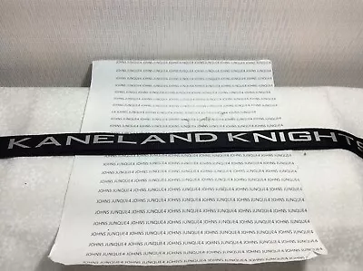 KANELAND KNIGHTS LANYARD New Black Lanyard With Silver Letters 17 Inches Long • $7.91