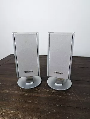 Panasonic SB-FS801A Silver Wired 6 OHMS 60 Watts Power Bookshelf Speaker System  • $19.95