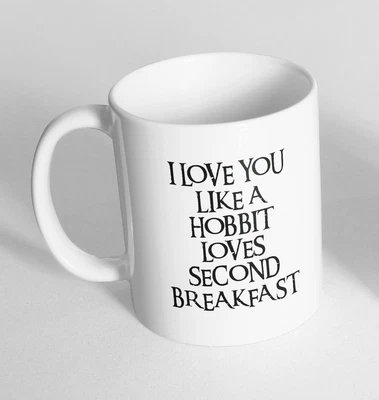£13.49 • Buy I Love You Like A Hobbit  Ceramic Cup Printed Novelty Mug Coffee Gift Funny 40