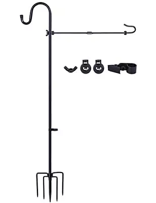 Large Garden Flag Holder Stand Pole For 28 X 40 Flags With Shepherds Hooks Fo... • $29.48