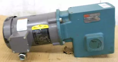 Baldor Reliance Vm3542 Ac Motor 3/4 Hp W/ Dodge Tigear Q262b020n056k1 Reducer • $550