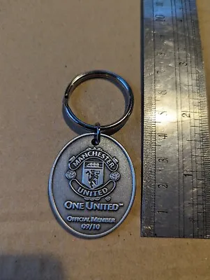 £4.95 • Buy Manchester United One United Official Member 09/10 Metal Keyring