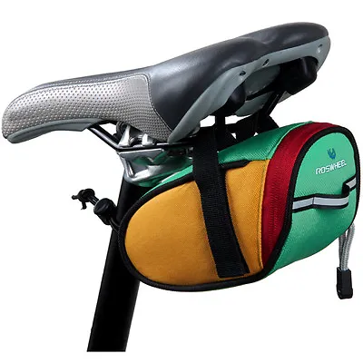 ROSWHEEL Bicycle MiNi Saddle Bag MTB Road Bike Tail Rear Pouch Seat Storage • $12.09