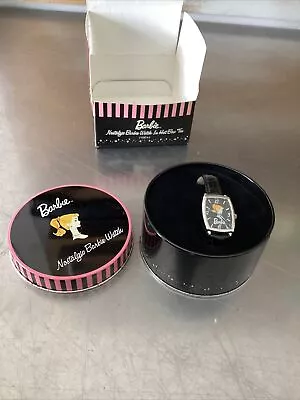 Vintage Nostalgia Barbie Watch In Tin Box New Old Stock- New Battery • $18.96