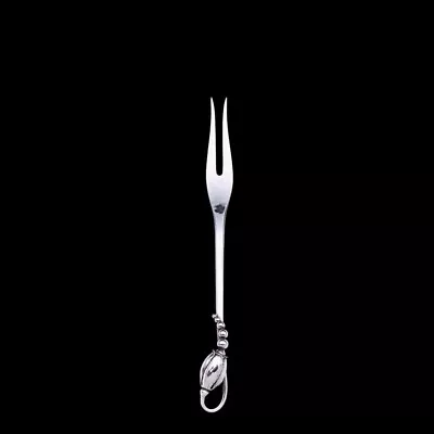 Georg Jensen. Silver Pickle Fork 145 - Blossom / Magnolia. • $361