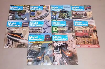 Lot Of 10 Issues Of 1994 Model Railroader Magazine • $8.99