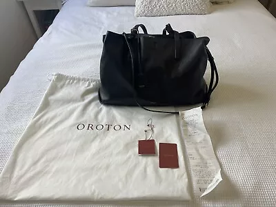 Oroton Margot Large Day Bag (black) • $370