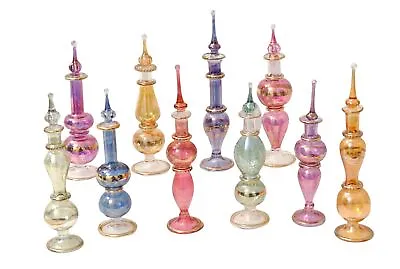 CraftsOfEgypt Genie Blown Glass Miniature Perfume Bottles For Perfumes & Esse... • $28.28