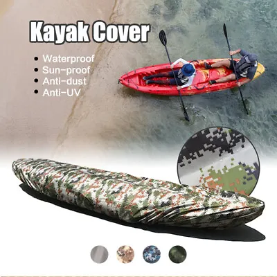 Waterproof Kayak Canoe Marine Boat Storage Cover Dust UV Sun Protection Shield • £12