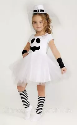 Kids Costume Miss Ghost For Girls From A Manufacturer From Ukraine • $50