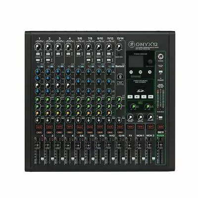 Mackie Onyx12 12-Channel Analogue USB Studio Mixer • £540.05