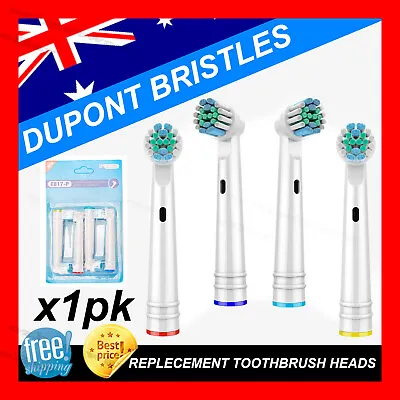 $4.99 • Buy Electric Toothbrush Heads Oral B Compatible Replacement Brush X4 Precision Clean